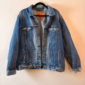 Levi's Blue Denim Jacket XXL Men’s Trucker Relaxed Fit